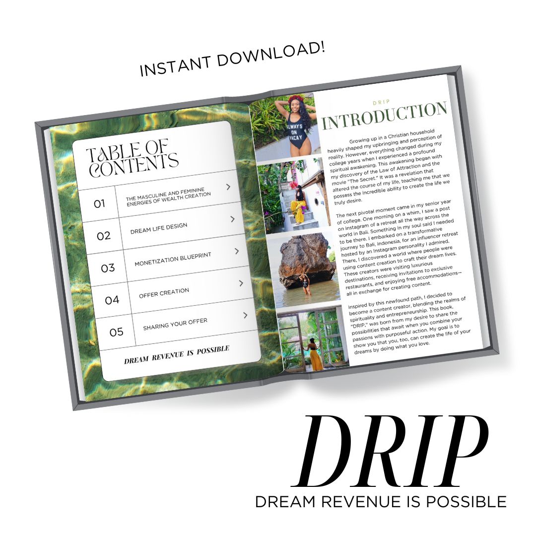 DRIP eBook - Dream Revenue is Possible