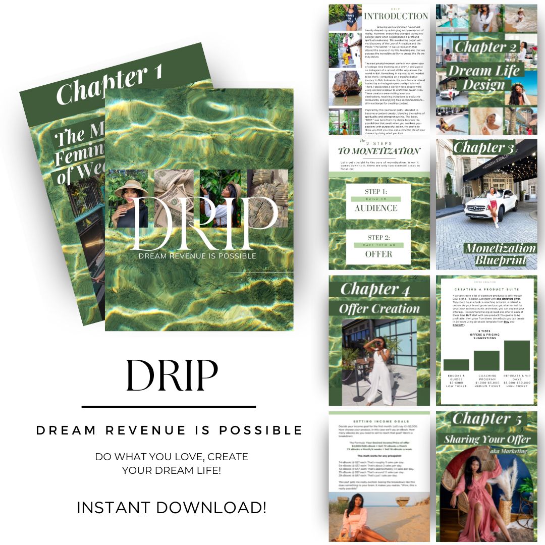 DRIP eBook - Dream Revenue is Possible
